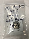 Lot of (7) Proof 1980's (Mix Date) Kennedy Half Dollars