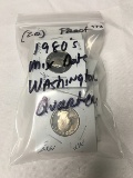 Lot of (20) Proof 1980's (Mix Date) Washington Quarters