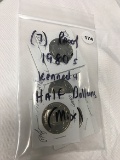 Lot of (7) Proof 1980's (Mix Date) Kennedy Half Dollars