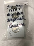 Lot of (20) Proof 1980's (Mix Date) Washington Quarters