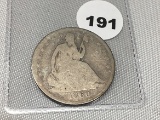 1860-0 Seated Half