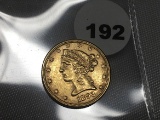 1893 $5 Gold