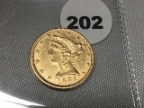 1894 $5 Gold