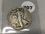 1938 Walking Liberty Half