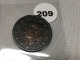 1819 Large Cent, Rev. Corroded