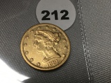 1899-S $5 Gold