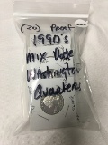 Lot of (20) Proof 1990's (Mix Date) Washington Quarters