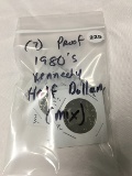 Lot of (7)  Proof 1980's (Mix Date) Kennedy Half Dollars
