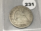 1866-S Seated Half