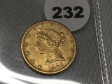 1886-S $5 Gold