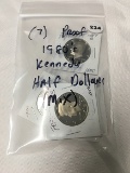 Lot of (7) Proof 1980's (Mix Date) Kennedy Half Dollars