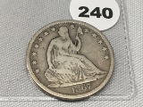 1867-S Seated Half