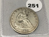 1868-S Seated Half