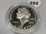 1993-S Proof Liberty Dollar (90% Silver)