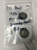 Lot of (7) Proof 1980's (Mix Date) Kennedy Half Dollar