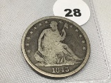 1843-0 Seated Half