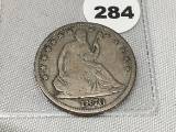 1870-S Seated Half