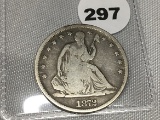 1872-S Seated Half