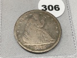 1875 Seated Half