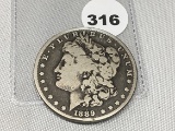 1889-CC Morgan Dollar