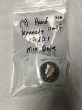 Lot of (7) Proof 1980's (Mix Date) Kennedy Half Dollars