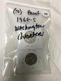 Lot of (10) Proof 1968-S Washington Quarters