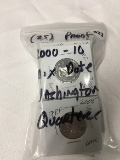 Lot of (25) Proof 2000-10 (Mix Date) Washington Quarters