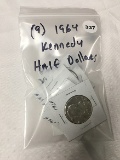 Lot of (9) 1964 Kennedy Half Dollars
