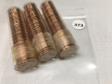 (3) 1962 Unc. Canadian Pennies