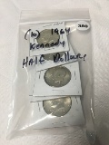 Lot of (10) 1964 Kennedy Half Dollars