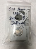 Lot of (13) Proof 1981-S, Susan B. Dollars
