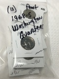 Lot of (13) Proof 1968-S  Washington Quarters