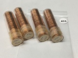 (4) 1962 Unc. Canadian Pennies