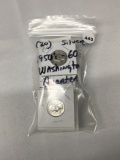 Lot of (20) Silver 1950's-60's Washington Quarters