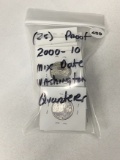 Lot of (25) Proof 2000-10 (Mix Date) Washington Quarters