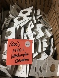 Lot of (600) 1990's Washington Quarters