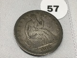 1846-0 Seated Half