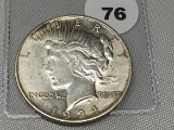 1924 Peace Dollar