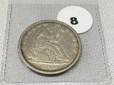 1840-0 Seated Half Dollar