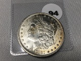 1881-0 Morgan Dollar, Unc.