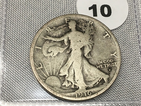 1916-D Walking Liberty Half