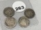 (4) 1853 Seated Half Dimes
