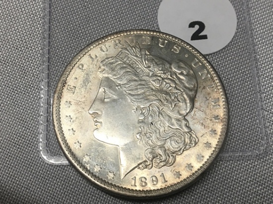 1891 Morgan Dollar