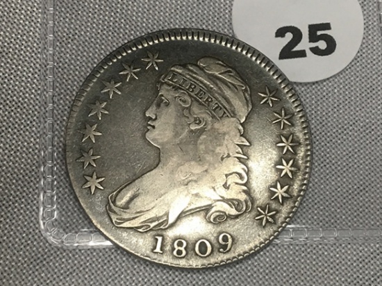 1809 Bust Half