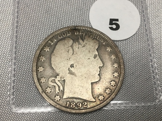 1892 Barber Half