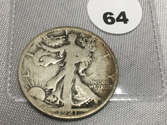 1921 Walking Liberty Half