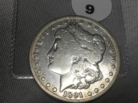 1891-CC Morgan Dollar