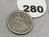 1853-O Seated Half Dime