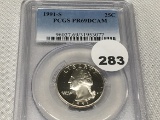 1991-S Washington Quarter PCGS PR69DCAM