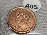 1847 Large Cent